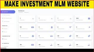 HYIP PRO | How To Make Investment MLM Website