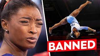 Gymnastics Moves That Are BANNED Nobody Knew About..