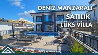 Didim Akbük'te Satılık Full Deniz Manzaralı 4+1 Havuzlu Villa Tanıtımı - 767