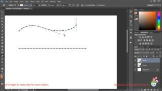 Photoshop Quick Tip - How to make dotted lines and arrows