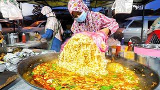 $0.49 BIGGEST and CHEAPEST Street NOODLES in the WORLD! + BEST MALAY Street Food Tour of Terengganu!