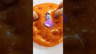 asmr satisfying slime Mixing video Makeup Slime Glitter slime #momislimefun