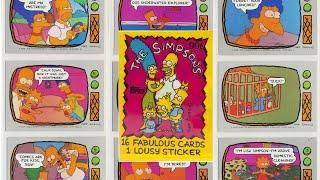 Jazzy Jeff's Trading Cards Review 99: Topps- The Simpsons 1990