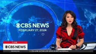 CBS News @ 12pm open - February 27, 2024