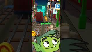 Subway surfers mais se o jovens titãns te citarem você PERDE!! #part1 #subwaysurfers#shorts#vctgamer