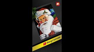 Santa Claus Drawing With Acrylic #shortsfeed #shorts #shortsyoutube #shortvideo #christmas