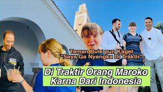 Part 3 Orang Maroko ini langsung berubah setelah tau saya dari Indonesia 