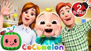 JJ Plays Peek A Boo With Mom & Dad | Cocomelon | Family Time! ‍‍ | MOONBUG KIDS