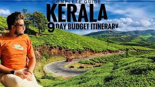 KERALA - 9 Days Budget Itinerary | Athirapally, Munnar, Thekkady, Alappuzha, Varkala,Poovar | Guide