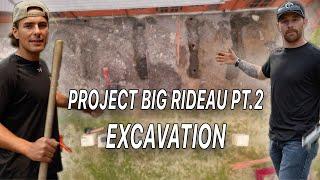 EXCAVATION for DECK FOOTINGS | Project Big Rideau VLOG (2 of 10)