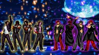 [KOF Mugen] Kusanagi Team VS. Iori Yagami Team