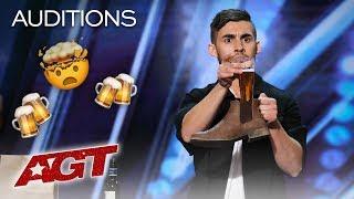 Dom Chambers Chugs A Beer With Intoxicating Magic! - America's Got Talent 2019