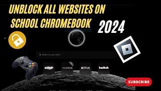 How To Unblock All Websites on School Chromebook 2024 #proxy #proxies #unblocker #foryou #2024