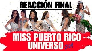 REACCIÓN MISS UNIVERSE PUERTO RICO 2024!!!