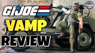 GI JOE Classified Series CLUTCH AND VAMP Action figure and 1:12 scale vehicle review