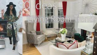 30 IDEAS TO DECORATE YOUR LIVING ROOM || COZY & SIMPLE DECOR IDEAS INTERIOR DESIGN TRENDS/WINTER