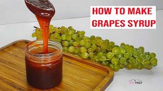 How To Make Homemade Grapes Syrup | Grape Molasses Recipe | طرز تهیه شیره انگور خانگی بدون خاک سفید