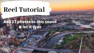 Add 27 photos to this sound & let it sync tutorial