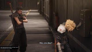 CRISIS CORE FINAL FANTASY VII REUNION - Zack & Cloud - Clouds Upset & Sick