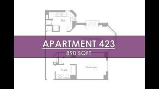 Apartment 423 (890 sqft)