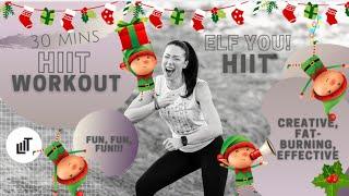 Day 9 - Fitmas Elf YOU! 30 Minute Killer HIIT Workout |  Strength & Cardio  - NO Repeats