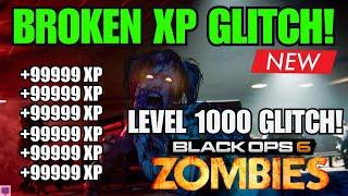  NEW UNLIMITED XP AFK GLITCH BO6! (SOLO PRESTIGE MASTER XP GLITCH) BEST BLACK OPS 6 ZOMBIES GLITCH