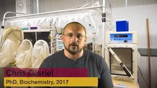 Chris Gisriel, Ph.D. Biochemistry, 2017 - ASU School of Molecular Sciences