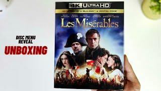 Les Miserables 4K Blu-ray Unboxing | Disc Menu