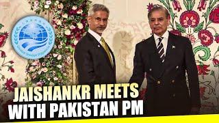 Live: EAM S Jaishankar meets with Pakistan PM Shehbaz Sharif on sidelines of SCO-CHG Summit