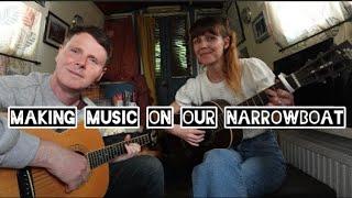 Making Music on our Narrowboat | printmaker| Narrowboat dwelling artists. EP. 31 #art #music