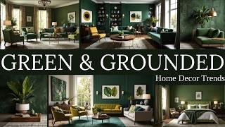 Green & Grounded: Designing Interiors with Nature’s Hues | 2025 Home Decor Trends