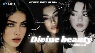 432Hz l DIVINE BEAUTY SUBLIMINAL l + feminine aura & poetic beauty (100 % WORKS)