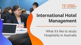 Why study a Master's Degree in Hotel Management at Torrens University Australia?