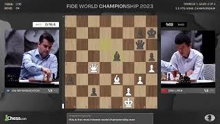 Final 4 minutes of the Chess World Championship Match 2023!