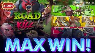 [슬롯][슬롯머신] 11,091배 슬롯 맥스윈! 로드킬 Nolimit City Roadkill Max Win! [노리밋시티][슬롯리뷰][슬롯잭팟]