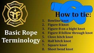 Basic Rope Terminology (How to Tie Knots): Firefighter Guide