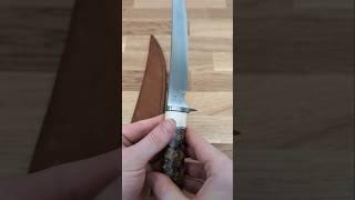 Fillet Knife with Box Elder Burl - S30V Stainless Steel by Lonnie Hansen