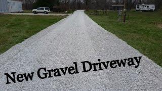 New Gravel Driveway - The First Half