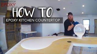 HOW TO - Epoxy Kitchen Countertop - Countertop Epoxy - White Marble Countertop - Kitchen Countertop