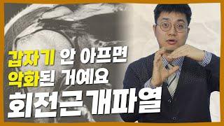 통증이 갑자기 사라지면 힘줄이 끊어진 겁니다, 회전근개파열