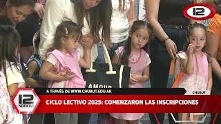 Ciclo lectivo 2025: Comenzaron las inscripciones