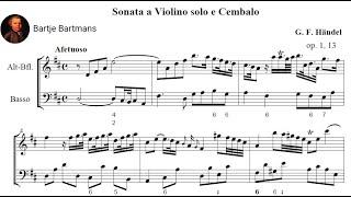 George Fr. Handel - Violin Sonata Op. 1, No. 13 HWV 371 (1750)