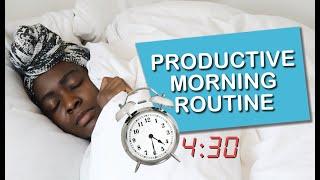 WAKING UP AT 4.30AM | My Productive Morning Routine - Lempies