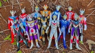 Ultraman Zero, Ultraman Ginga, Ultraman Geed, Ultraman Cosmos, Ultraman Tiga, Ultraman Belial.