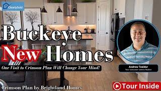 Exclusive Tour: New Buckeye AZ Homes by Brightland - Crimson Plan