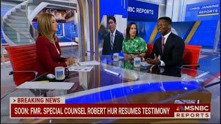 Anthony Coley on MSNBC: Robert Hur just wasn't the best choice