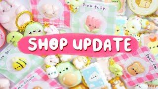  SPRING 2021 SHOP UPDATE!  clay pins, charms, keychains & stickers!