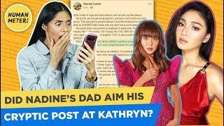 Showbiz Kami: Social Media Going Nuts Over Nadine's Dad Post | HumanMeter