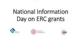 National Information Day on ERC grants pt.1