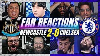 CHELSEA FANS FUMINGREACTION TO NEWCASTLE 2-0 CHELSEA | CARABAO CUP